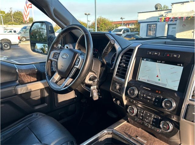 2018 Ford F250 Super Duty Crew Cab LARIAT 4X4 DIESEL NAV BACK UP CAM CLEAN - 23029872 - 30