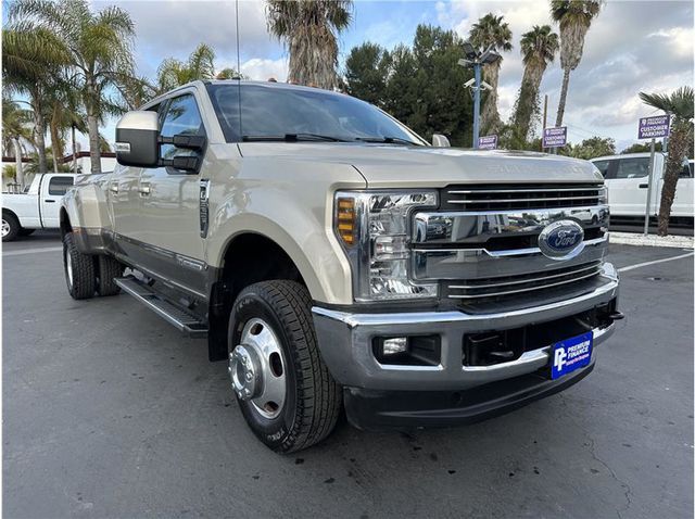 2018 Ford F350 Super Duty Crew Cab LARIAT DUALLY 4X4 DIESEL NAV BACK UP CAM CLEAN - 22761649 - 2