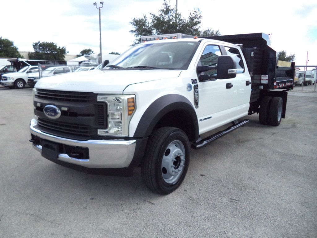 2018 Ford F550 w/ NEW 10ft Dump Truck Steel Mason Dump Body - 22929542 - 2