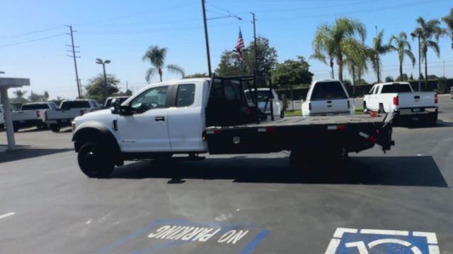 2018 Ford F550 Super Duty Super Cab & Chassis XL 4X4 DIESEL FLAT BED CLEAN - 22572529 - 5