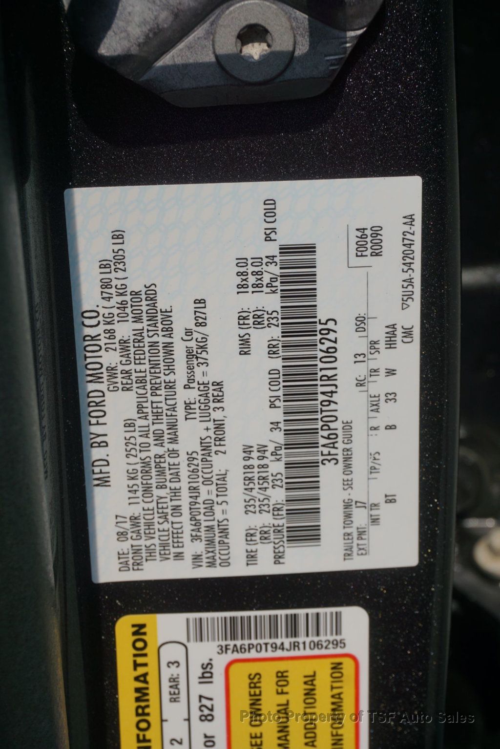 2018 Ford Fusion SE AWD CARPLAY NAVIGATION REAR CAMERA LEATHER SUNROOF HOT SEATS  - 23065235 - 43