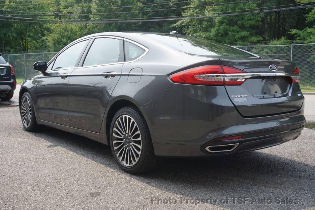 2018 Ford Fusion SE AWD CARPLAY NAVIGATION REAR CAMERA LEATHER SUNROOF HOT SEATS  - 23065235 - 4