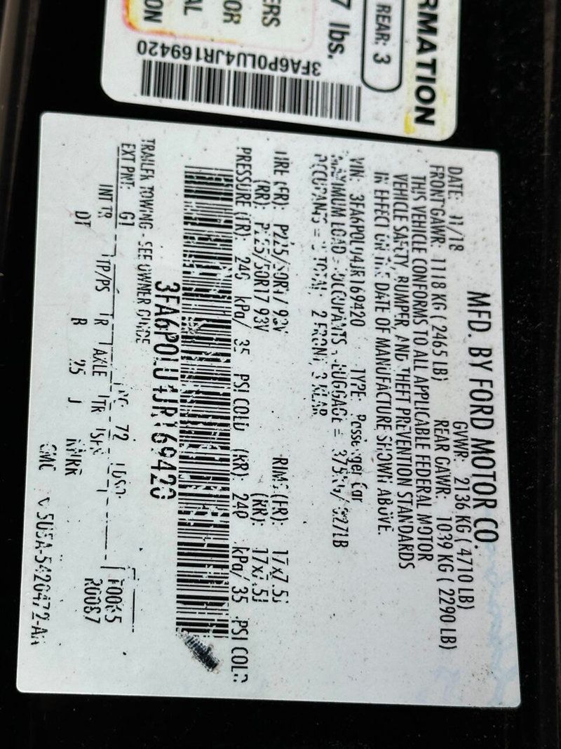 2018 Ford Fusion Hybrid SE FWD - 22880876 - 16