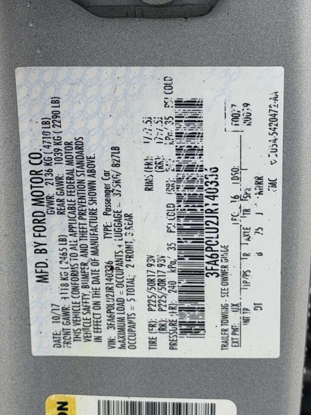 2018 Ford Fusion Hybrid SE FWD - 23043953 - 16