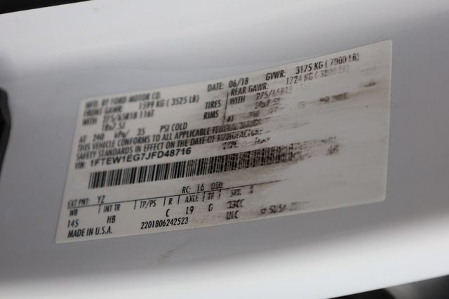 2018 Ford F-150  - 22908429 - 11