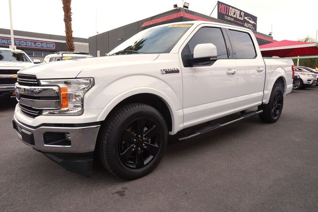 2018 Ford F-150 5.0 8 CYLINDER, LARIAT, BACKUP CAMERA, LEATHER INTERIOR - 23072735 - 4