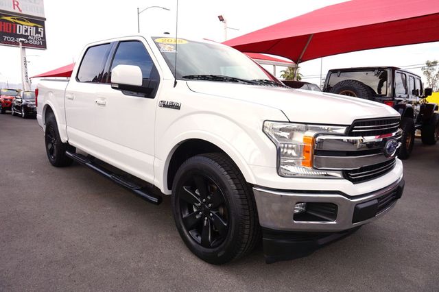 2018 Ford F-150 5.0 8 CYLINDER, LARIAT, BACKUP CAMERA, LEATHER INTERIOR - 23072735 - 5
