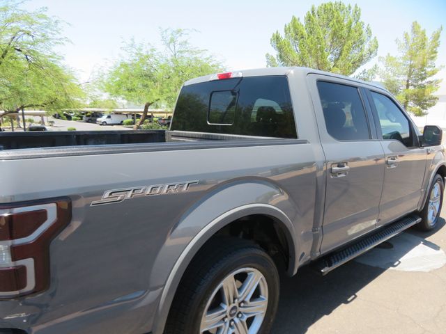 2018 Ford F-150 5.0 SPORT 1OWNER EXTRA CLEAN SPORT SUPERCREW AZ TRUCK   - 23051982 - 9