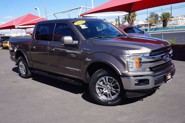 2018 Ford F-150 5.0 V8, LARIAT, 4X4, PREMIUM WHEELS, RUNNING BOARDS, NAVIGATION - 22933571 - 1