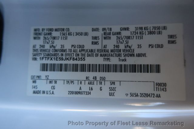 2018 Ford F-150 F150 4WD Supercab SWB XL - 22944756 - 12