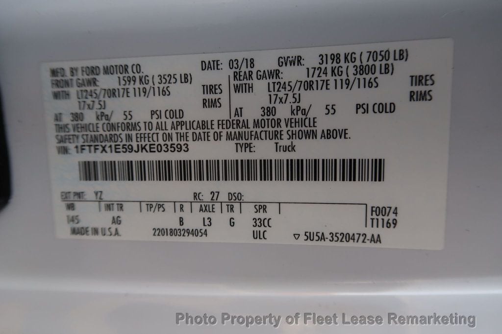 2018 Ford F-150 F150 4WD Supercab SWB XL - 22967489 - 13