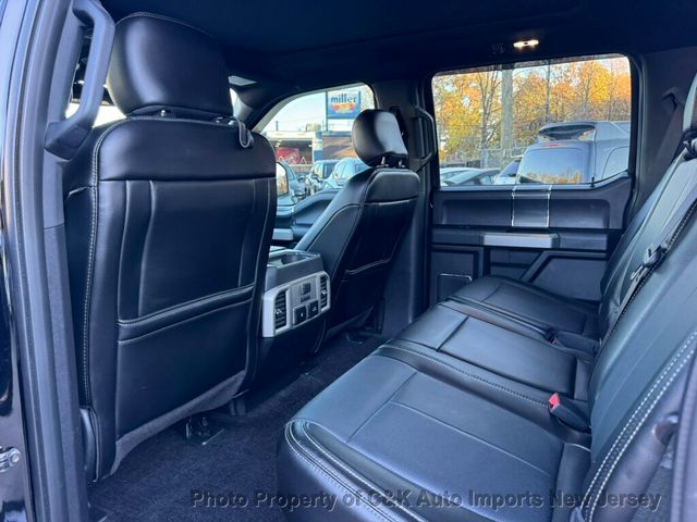 2018 Ford F-150 LARIAT 4WD SuperCrew,502A LUXURY,PANO ROOF,NAV,20'' WHEELS,SPORT - 22655100 - 35