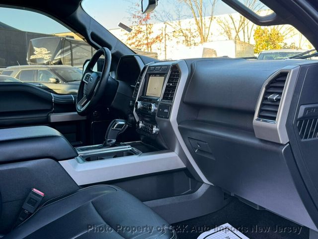 2018 Ford F-150 LARIAT 4WD SuperCrew,502A LUXURY,PANO ROOF,NAV,20'' WHEELS,SPORT - 22655100 - 41