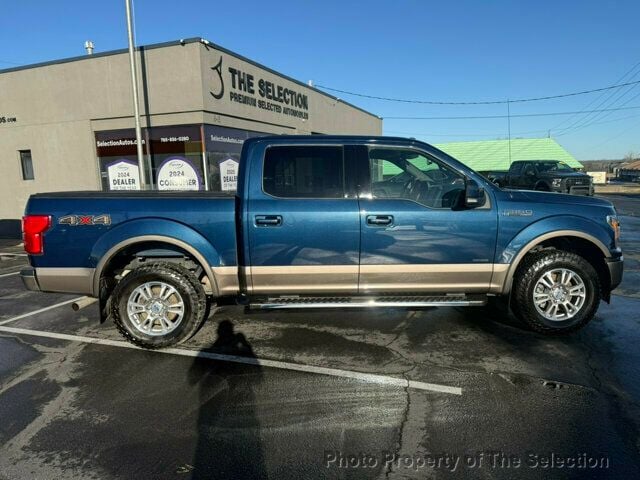2018 Ford F-150 LARIAT 4WD SUPERCREW W/TWIN PANEL ROOF & NAVIGATION - 22957091 - 16