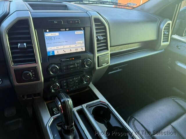 2018 Ford F-150 LARIAT 4WD SUPERCREW W/TWIN PANEL ROOF & NAVIGATION - 22957091 - 23