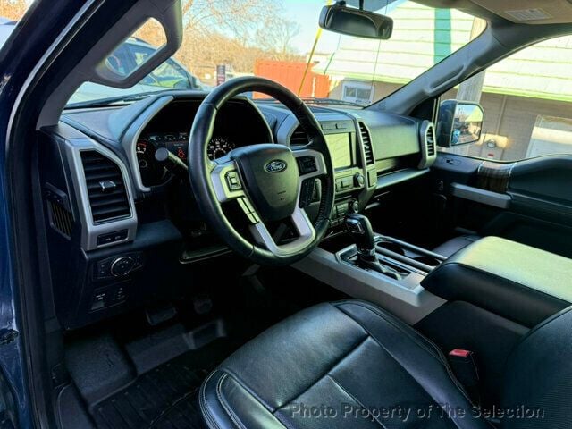 2018 Ford F-150 LARIAT 4WD SUPERCREW W/TWIN PANEL ROOF & NAVIGATION - 22957091 - 38