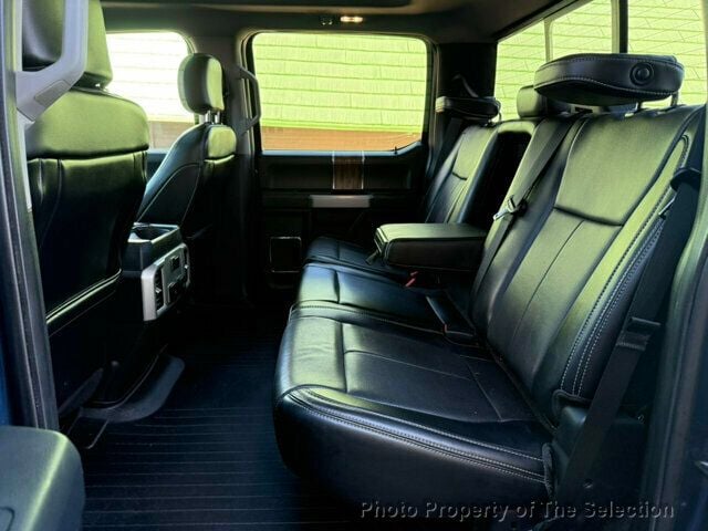 2018 Ford F-150 LARIAT 4WD SUPERCREW W/TWIN PANEL ROOF & NAVIGATION - 22957091 - 40