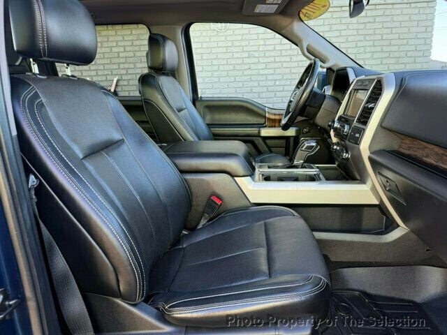 2018 Ford F-150 LARIAT 4WD SUPERCREW W/TWIN PANEL ROOF & NAVIGATION - 22957091 - 46