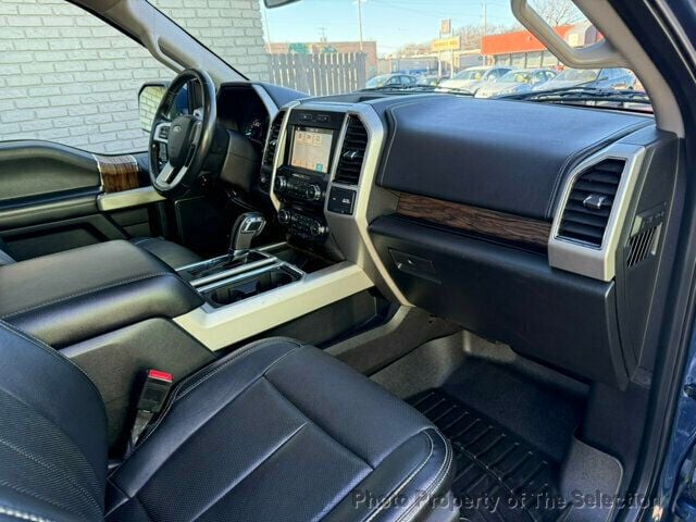 2018 Ford F-150 LARIAT 4WD SUPERCREW W/TWIN PANEL ROOF & NAVIGATION - 22957091 - 47
