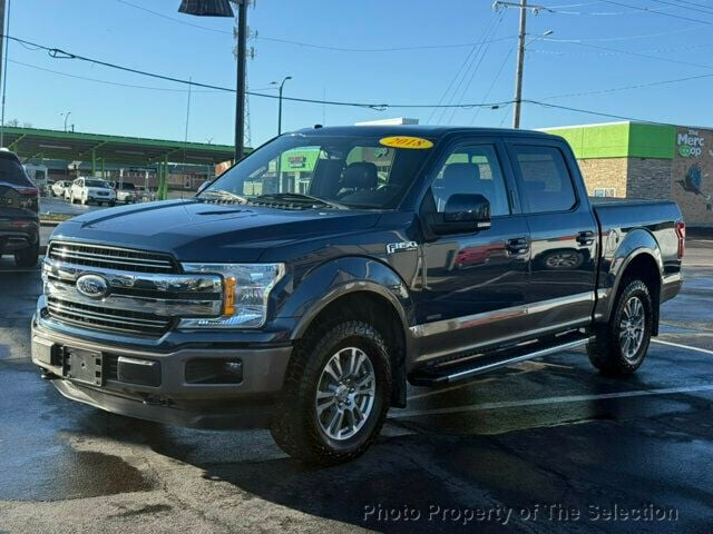 2018 Ford F-150 LARIAT 4WD SUPERCREW W/TWIN PANEL ROOF & NAVIGATION - 22957091 - 8