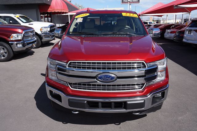 2018 Ford F-150 LARIAT, 4X4, LOW MILEAGE, PREMIUM WHEELS, RUNNING BOARDS - 22998724 - 10