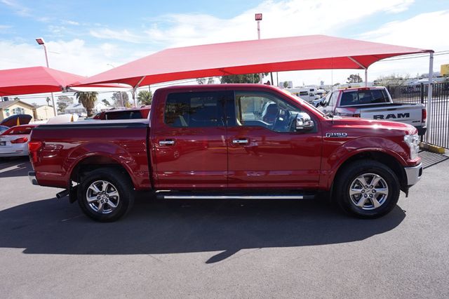 2018 Ford F-150 LARIAT, 4X4, LOW MILEAGE, PREMIUM WHEELS, RUNNING BOARDS - 22998724 - 4