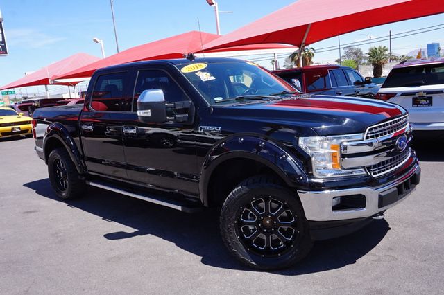 2018 Ford F-150 LARIAT, 4X4, PREMIUM WHEELS, ALL TERRAIN TIRES, TOWING PACKAGE - 23011610 - 1