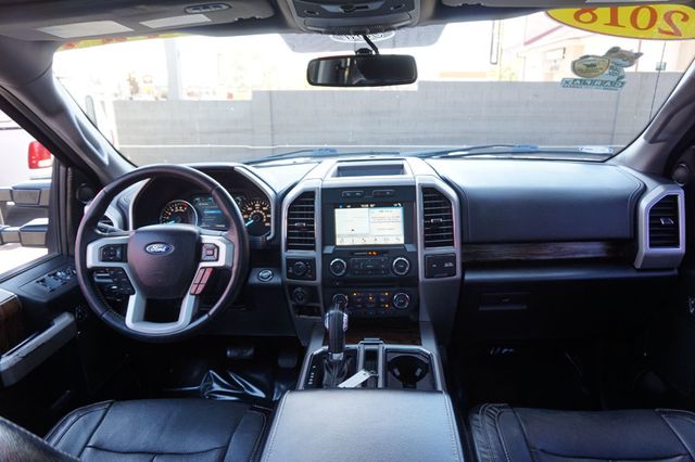 2018 Ford F-150 LARIAT, 4X4, PREMIUM WHEELS, ALL TERRAIN TIRES, TOWING PACKAGE - 23011610 - 42