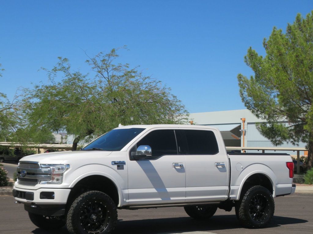 2018 Ford F-150 LIFTED SUPERCREW PLATINUM NEW TIRES EXTRA CLEAN ECOBOOST - 22920565 - 0