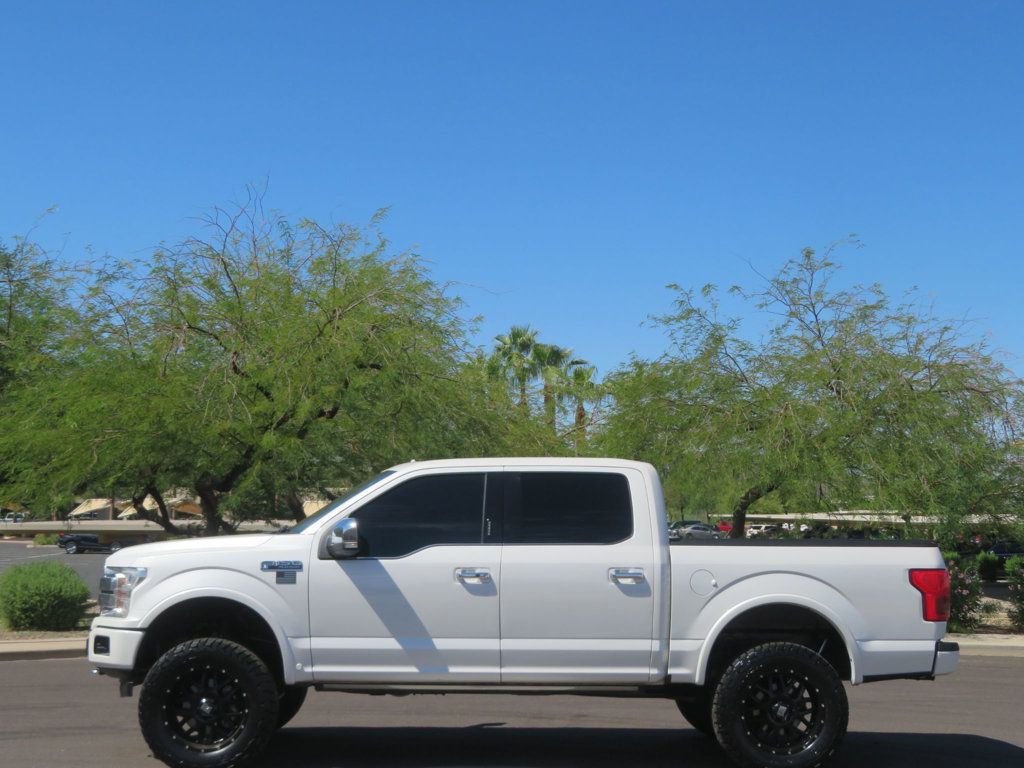 2018 Ford F-150 LIFTED SUPERCREW PLATINUM NEW TIRES EXTRA CLEAN ECOBOOST - 22920565 - 1