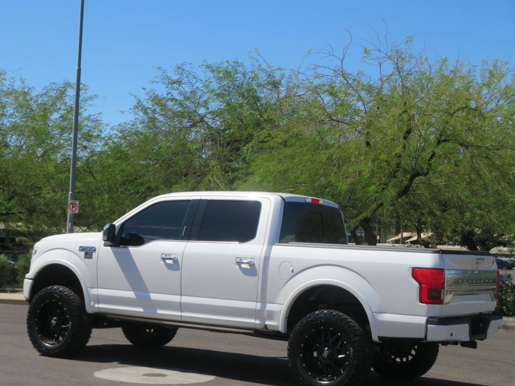 2018 Ford F-150 LIFTED SUPERCREW PLATINUM NEW TIRES EXTRA CLEAN ECOBOOST - 22920565 - 4