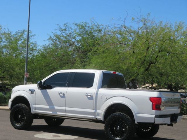 2018 Ford F-150 LIFTED SUPERCREW PLATINUM NEW TIRES EXTRA CLEAN ECOBOOST  - 22920565 - 4