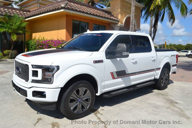 18 Used Ford F 150 One Owner 18 F150 Lariat Sport 4wd Crew Cab With 10k Miles At Domani Motor Cars Inc Serving Deerfield Beach Fl Iid
