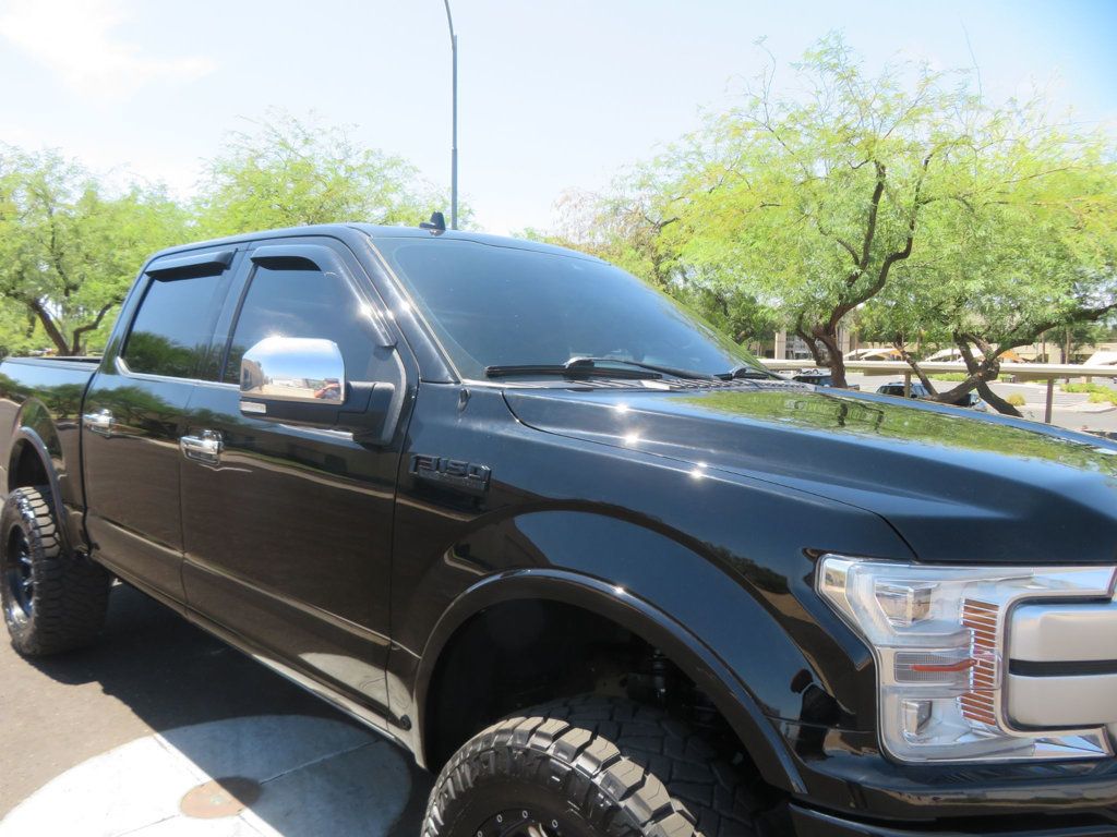 2018 Ford F-150 PLATINUM 4X4 LIFTED EXTRA CLEAN LOW LOW MILES LEATHER  - 22558013 - 8