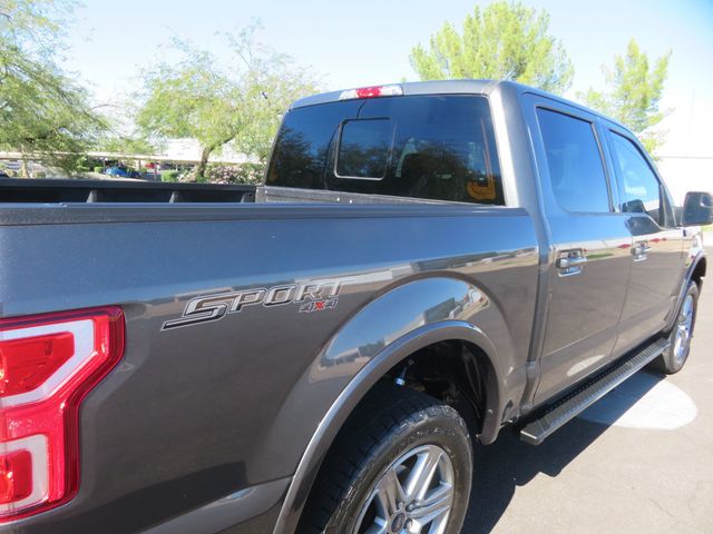 2018 Ford F-150 SPORT 4X4 XLT SUPERCREW EXTRA CLEAN 1 OWNER AZ TRUCK  - 22945455 - 9