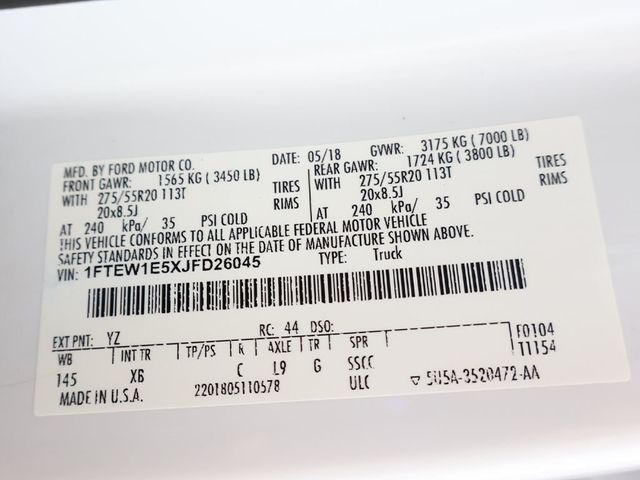2018 Ford F-150 XLT - 23067720 - 46