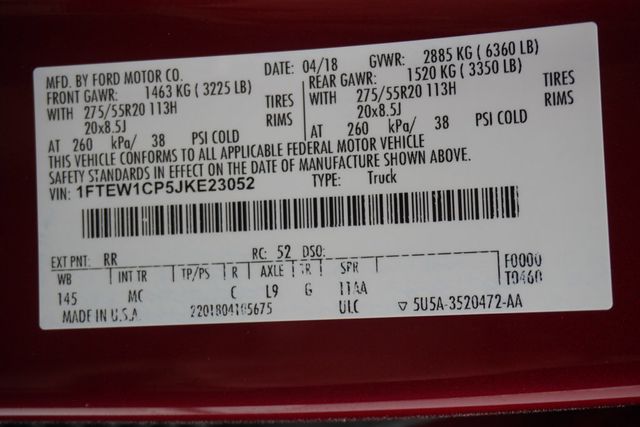 2018 Ford F-150 XLT 2WD SuperCrew 5.5' Box - 22948144 - 27