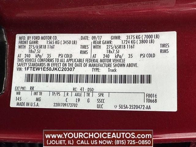 2018 Ford F-150 XLT 4x4 4dr SuperCrew 5.5 ft. SB - 22847669 - 15