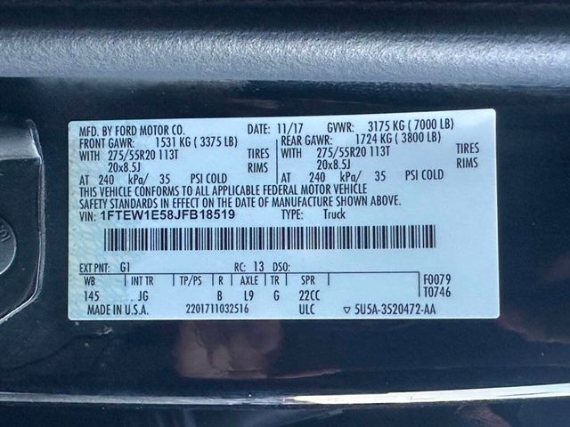 2018 Ford F-150 XLT 4x4 4dr SuperCrew 5.5 ft. SB - 22956486 - 43