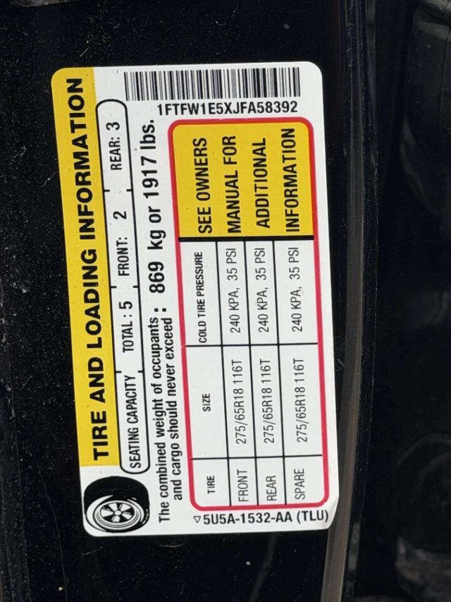 2018 Ford F-150 XLT 4x4 4dr SuperCrew 6.5 ft. SB - 22983769 - 15