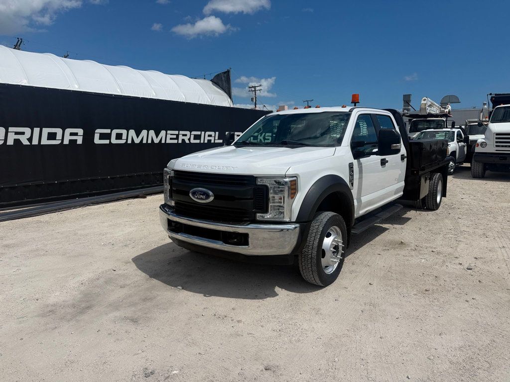 2018 Ford F-450 Crew Cab Gooseneck Flatbed  - 23016949 | Video 1