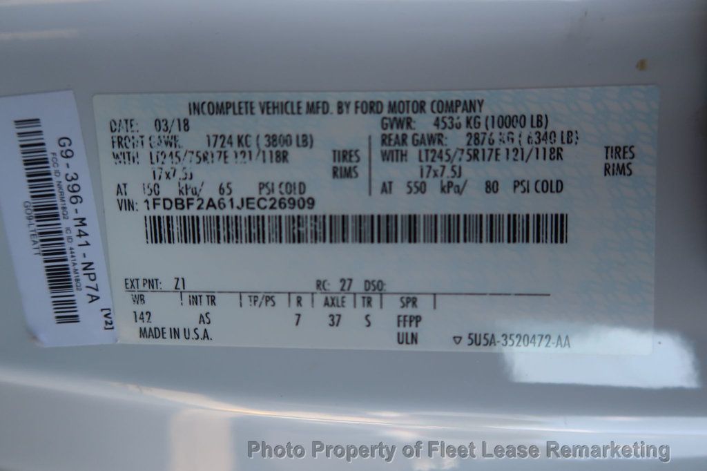 2018 Ford Super Duty F-250 SRW F250SD 2WD Reg Cab 9' Alum Flatbed - 23075672 - 13