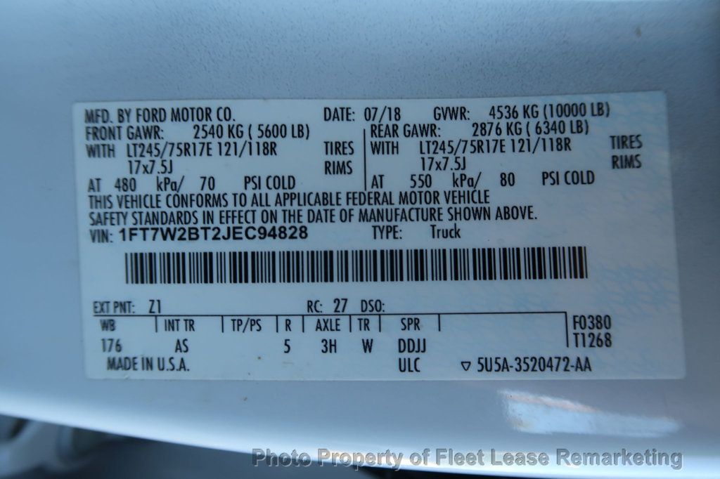 2018 Ford Super Duty F-250 SRW F250SD 4WD Crew Cab LWB Diesel - 22932917 - 13