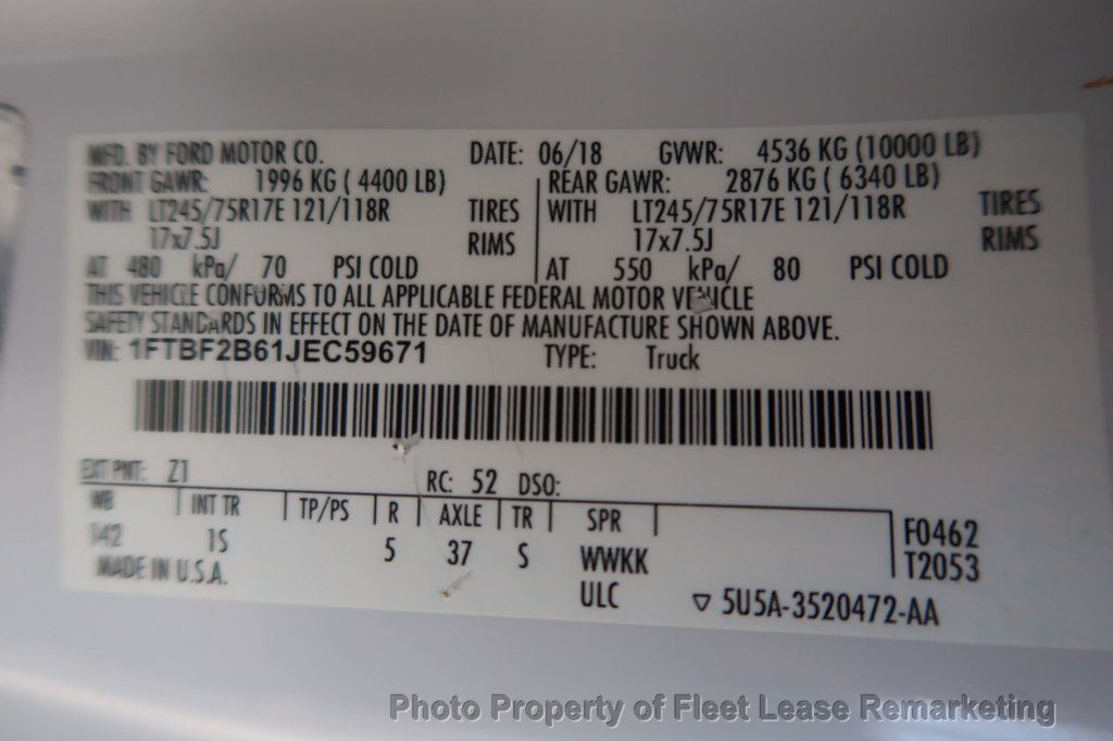 2018 Ford Super Duty F-250 SRW F250SD 4WD Reg Cab LWB - 22994296 - 13