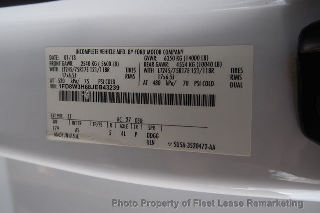 2018 Ford Super Duty F-350 DRW Cab-Chassis F350SD 4WD Crew Cab 10' Flatbed DRW - 23058066 - 13