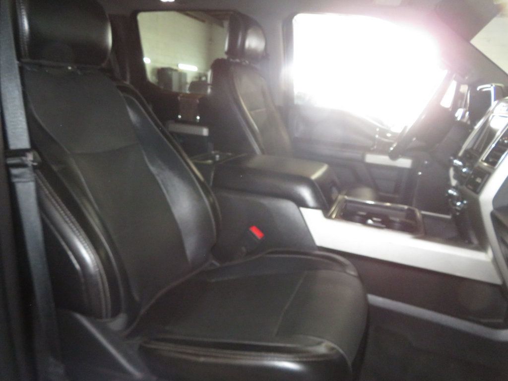 2018 Ford Super Duty F-350 SRW LARIAT POWERSTROKE EXTRA  CLEAN BLACK BEAUTY 4X4 F350            - 23018769 - 35