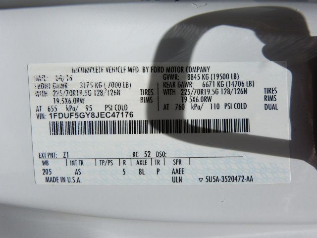 2018 Ford Super Duty F-550 DRW 6.8L V10 GAS*XL**2WD*205" WB*RARE FIND IN AN 18FT. FLATBED! - 22897709 - 31