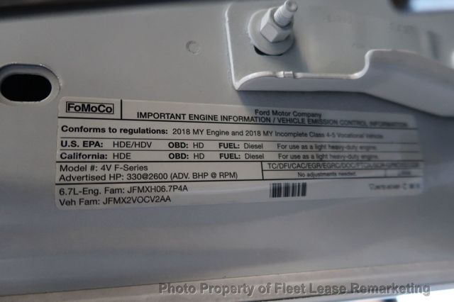 2018 Ford Super Duty F-550 DRW F550SD 2WD Reg Cab 10' Dump bed DRW - 22957798 - 33