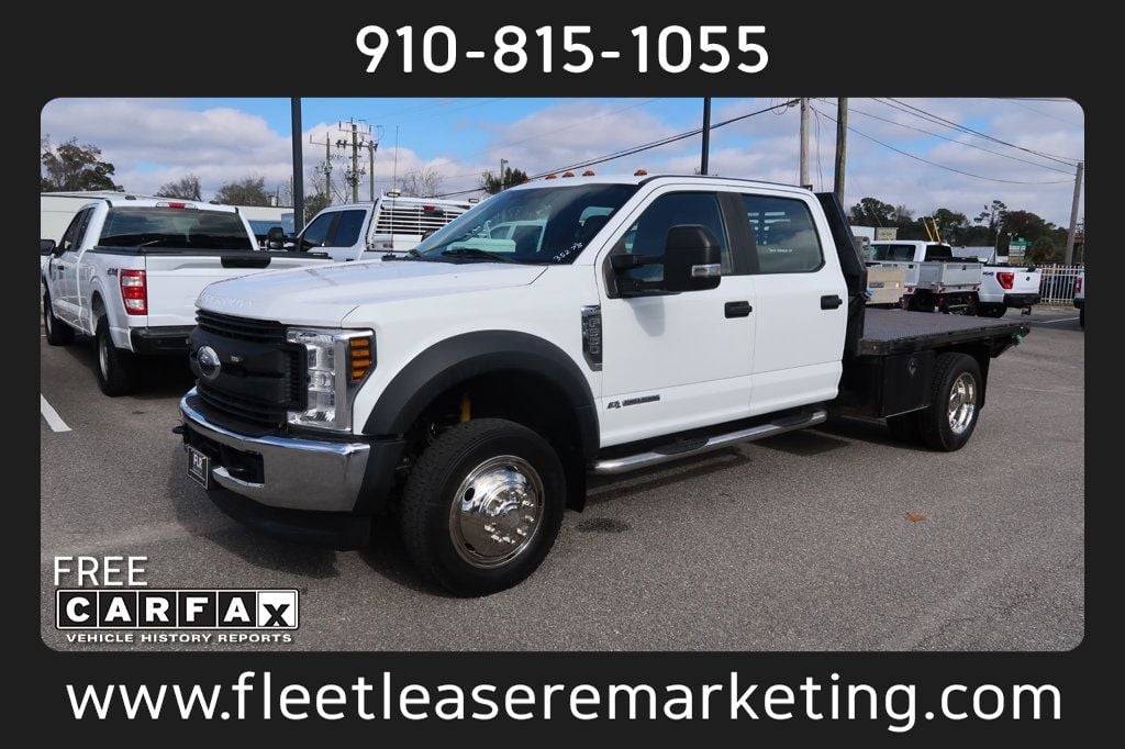 2018 Ford Super Duty F-550 DRW F550SD 4WD Crew Cab 10' Flatbed - 22954747 | Video 1