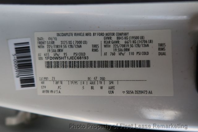 2018 Ford Super Duty F-550 DRW F550SD 4WD Crew Cab 10' Flatbed - 22954747 - 13